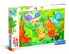 Puzzle 24 darabos maxi - Vidám dínók
