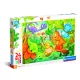 Puzzle 24 darabos maxi - Vidám dínók