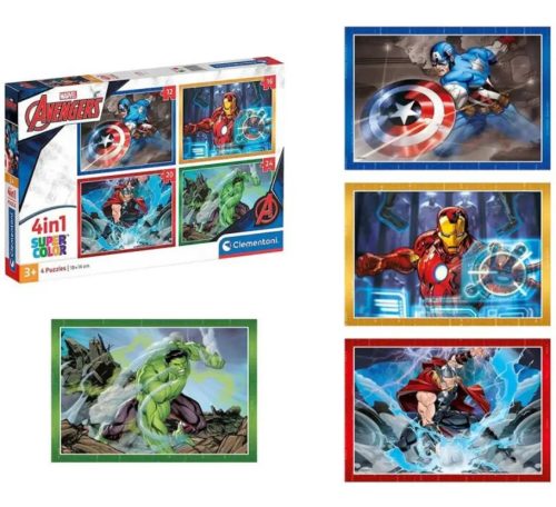 Marvel Szuperhősök – 4 az 1-ben Puzzle 2023