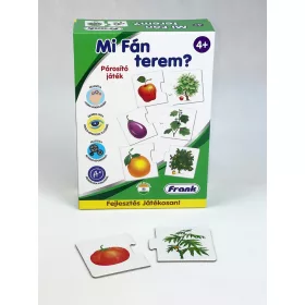 Mi fán terem? - párosító játék