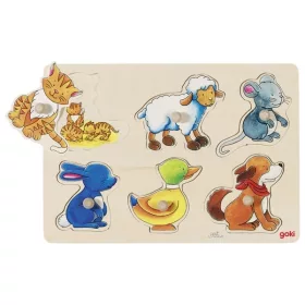 Puzzle, ki kihez tartozik? 12 hó+