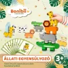 Egyensúlyozó állatok-toronyépítő
