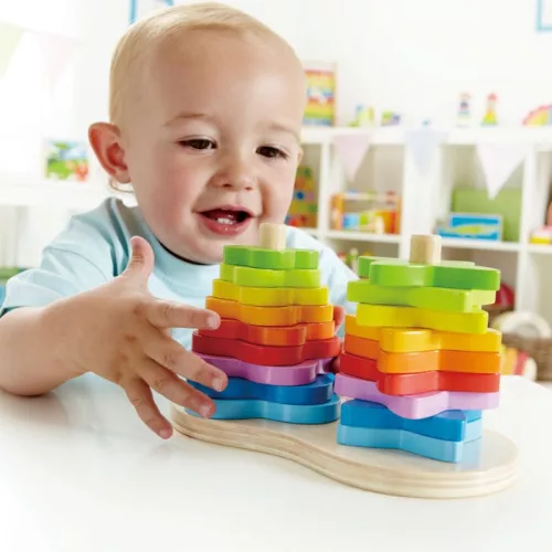 Hape Montessori - Szivárványos forgass el! 12 hó+