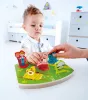 Hape Állatok a farmon - formaillesztő, hangzó puzzle 12 hó+