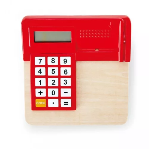 Hape Elárusító pult pénztárgéppel és vonalkód leolvasóval