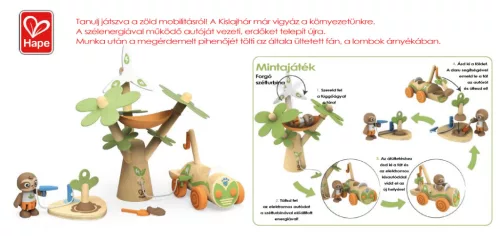 Hape Környezettudatos faültető Kislajhár - darusautóval