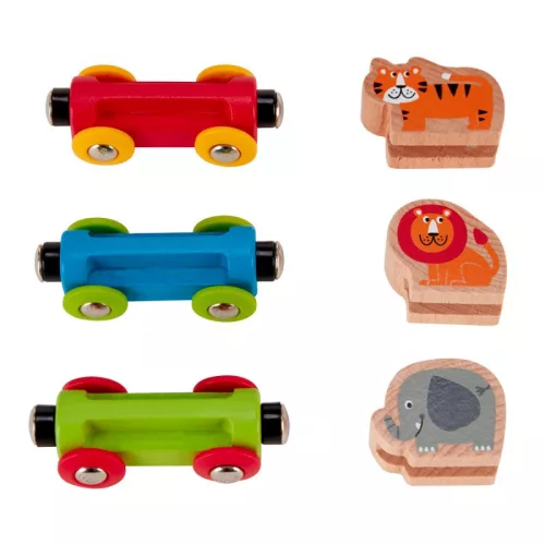 Hape Vonatozó vadállatok - mágikus vonat - 24 hó+