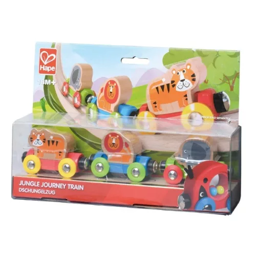 Hape Vonatozó vadállatok - mágikus vonat - 24 hó+