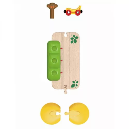 Hape Ugráló majmok -vonat szett kiegészítő 24 hó+