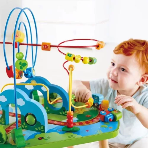 Hape Vonatozás a dzsungelbe-Tekergő asztal - 18 hó+