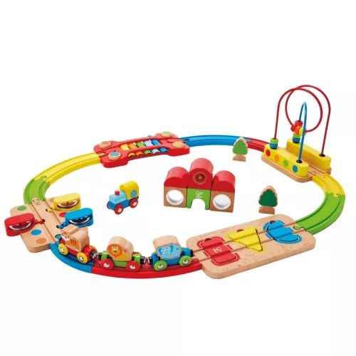 Hape Szivárvány zenélő vonatpálya - 18 hó+