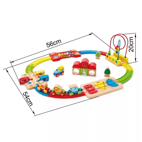 Hape Szivárvány zenélő vonatpálya - 18 hó+