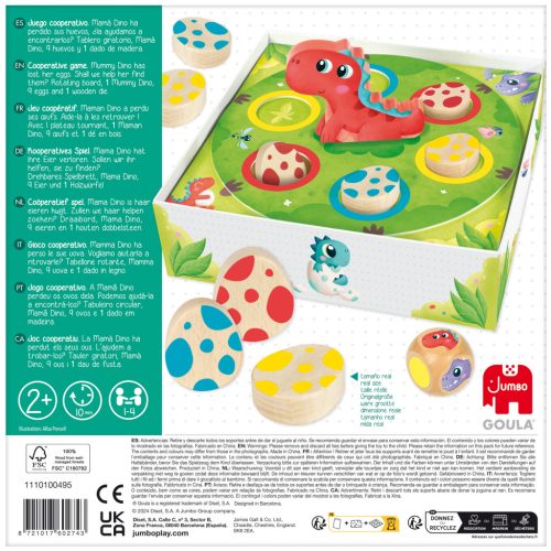 Dínó kaland - kooperációs játék 24 hó+