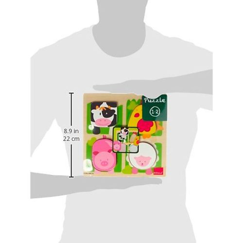 Tapintós háziállatok - formakirakó, GOULA 12 hó+