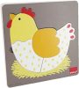 Fejlődés Puzzle - Csibe, GOULA 24 hó+