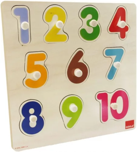 Számok puzzle, GOULA 24 hó+