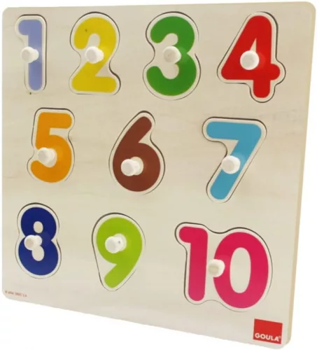 Számok puzzle, GOULA 24 hó+