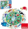 Állati bújócska szárazon és vízen- Vidám felfedező XXL puzzle, GOULA