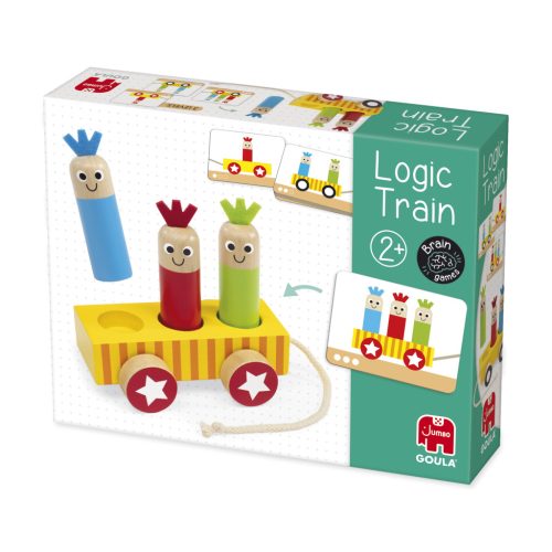 Logikai vonatozás GOULA - Brain games 24 hó+