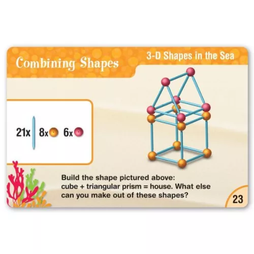 3D Geometriai Építő Készlet