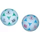Futball labda, fehér-zöld, 350 g, 20 cm