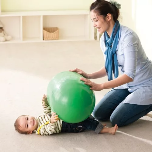 Roll-labda, 40x80 cm - kapszula, zöld