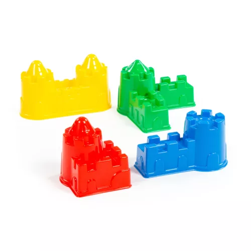 Homokozó formák, kastély, 4 darab 12 hó+